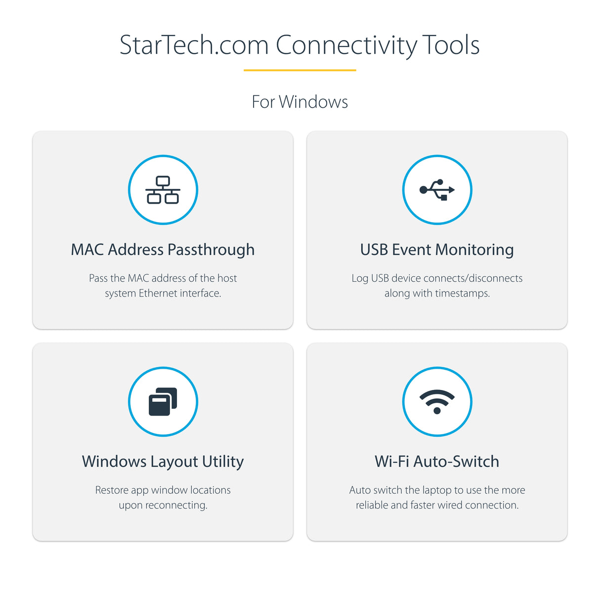 STARTECH USB-C 3-Port Mini Dock