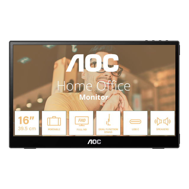 AOC 16T20 – 15.6" / IPS / Full HD / 10-Point Touch – Portable Monitor