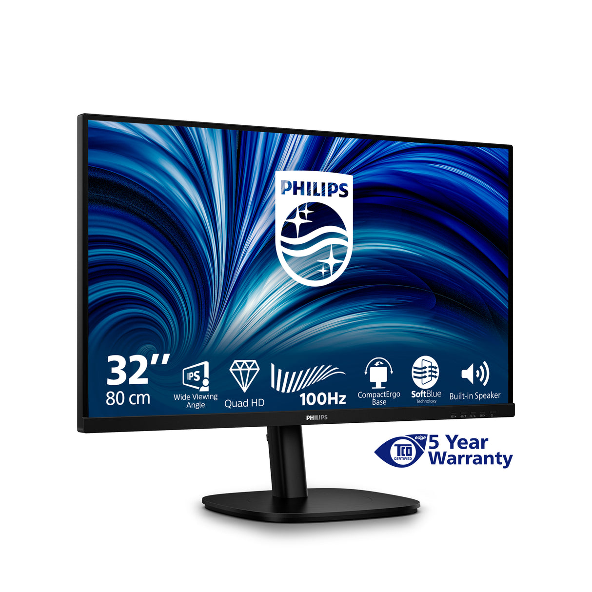 PHILIPS 32B2N3500 Monitor – 31.5" / QHD / IPS / 100Hz – Business Monitor