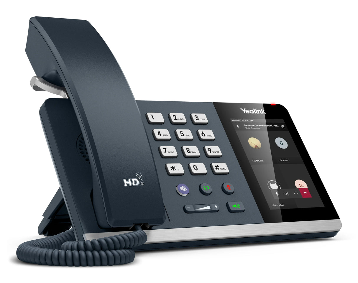 YEALINK MP54 E2 – 4-Line / Touchscreen / PoE, GbE, Wi-Fi, BT – Microsoft Teams IP Phone