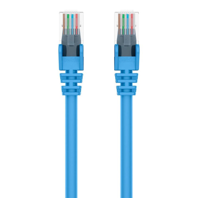 Belkin 1M CAT6 CBL UTP RJ45 M/M BLU PATCH SNAG networking cable Blue U/UTP (UTP)