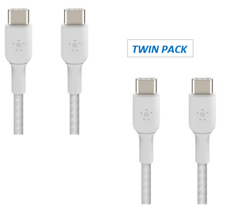 BELKIN BoostCharge 2M USB-C To USB-C 2.0 | 100W - 2-Pack
