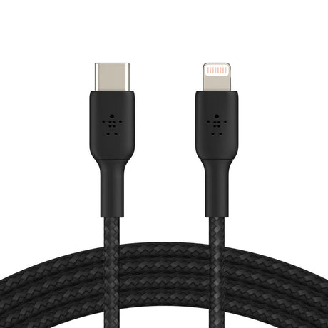 Belkin CAA004BT1MBK lightning cable 1 m Black