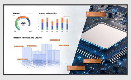 BENQ ST7502S Pro Smart Signage 75 UHD/ 400nits/ 18/7 Operation/ Android 8/ X-Sign included/ DMS included/ OPS Slot/ Landscape/ 3 Yr On-Site