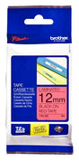 BROTHER 12 mm black on red tape | 8m (TZE-431)