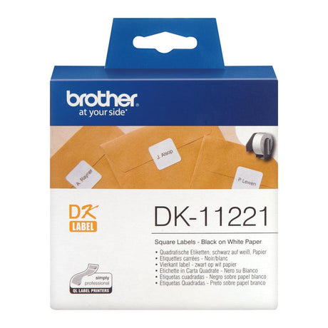 BROTHER 23mm Square Paper Label (DK-11221)