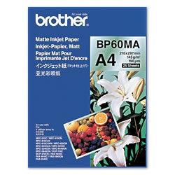 BROTHER Brother BP60MA Inkjet Paper printing paper A4 (210x297 mm) Matte 25 sheets White (BP-60MA)