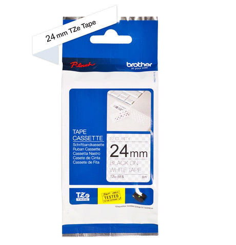 BROTHER Brother TZE-SE5 label-making tape Black on white TZ|TZe (TZE-SE5)