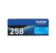 BROTHER Cyan Standard Yield Toner Cartridge | Approx. 1000 pages. (TN-258C)