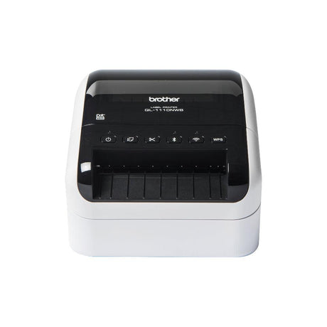 BROTHER Direct thermal | 300 x 300dpi | 12 - 103.6mm | 3m max | 7.8MB | USB 2.0 | Wi-Fi | Bluetooth 1.71kg (QL-1110NWB)