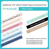 BROTHER Genuine Brother TZe-R234 Ribbon Tape Cassette | Gold on White | 12mm wide (TZE-R234)