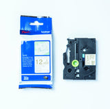 BROTHER Genuine Brother TZe-R234 Ribbon Tape Cassette | Gold on White | 12mm wide (TZE-R234)