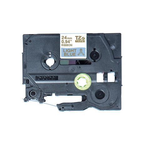 BROTHER Genuine Brother TZe-RL54 Ribbon Tape Cassette | Gold on Light Blue | 24mm wide (TZE-RL54)