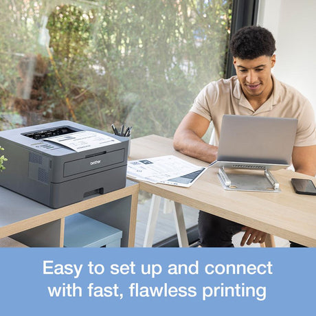 BROTHER HL-L2445DW Your Efficient A4 Mono Laser Printer - Easy to set up and connect with fast flawless printing of up up 32 pages per minute (HL-L2445DW)