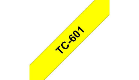 BROTHER Laminated Labelling Tape - 12mm | Black on Yellow (TC-601)