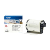 BROTHER Paper Label Roll | Black on White | 103mm wide (DK-22246)