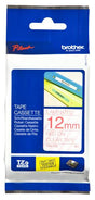 BROTHER TZe-132 - 12 mm red on transparent | 8m (TZE-132)