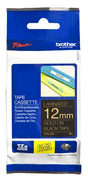 BROTHER TZe-334 - 12 mm gold on black tape | 8m (TZE-334)