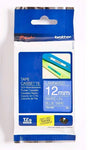 BROTHER TZe-535 - 12 mm white on blue tape | 8m (TZE-535)
