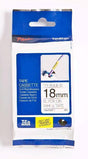 BROTHER TZe-FX241 - 18 mm black on white tape | 8m (TZE-FX241)