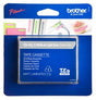 BROTHER TZe-MQP35 - 12 mm white on berry pink tape | 5m (TZE-MQP35)