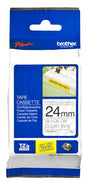 BROTHER TZe-S151 - 24 mm black on clear tape | 8m (TZE-S151)
