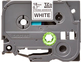 BROTHER TZe-S241 - 18 mm black on white tape | 8m (TZE-S241)
