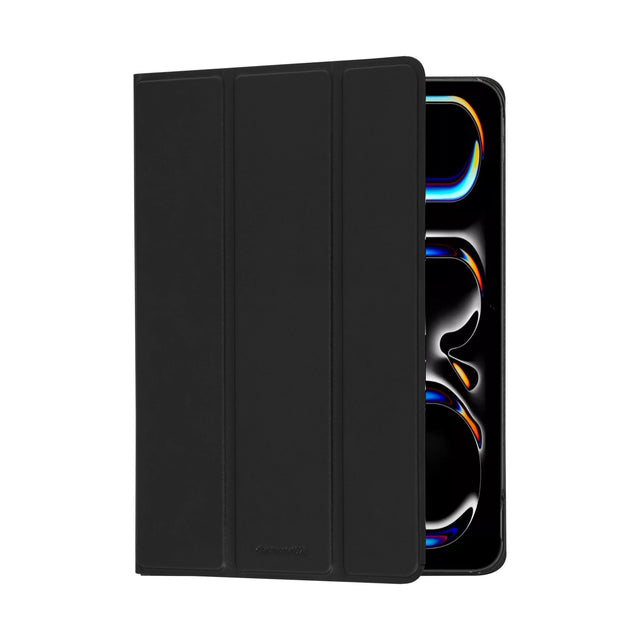Tri-Fold Folio Case for D.BRAMANTE 1928 iPad Pro 11" – M5 2025 / M4 2024 – Black – Premium New
