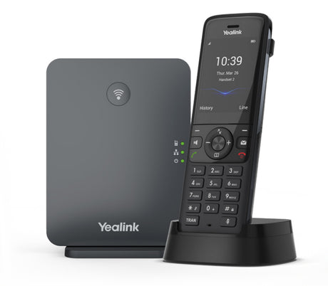 YEALINK 2.4" | 240 x 320 TFT | Bluetooth 5.1 | talk time 21 h | standby time 166 h | 1880 | 1900 MHz (Europe) | 1920 | 1930 MHz (US) | black (W78P)