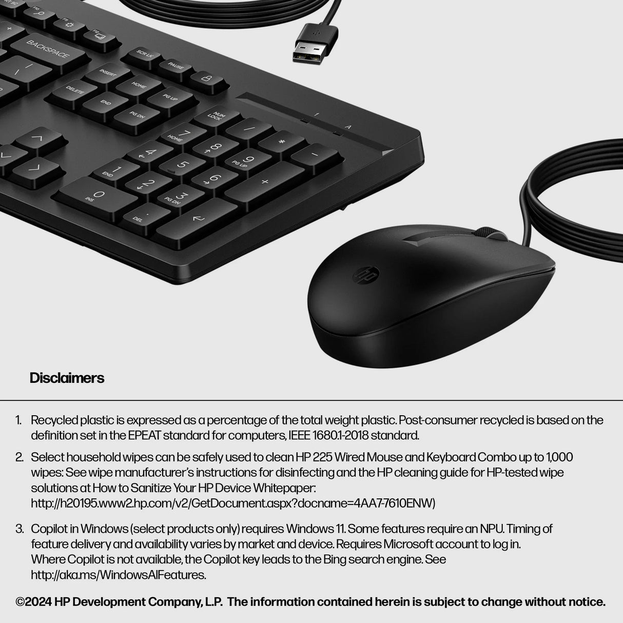 HP 225 – Desktop Platform / Mouse Platform / Standard – Keyboard & Mouse Tray