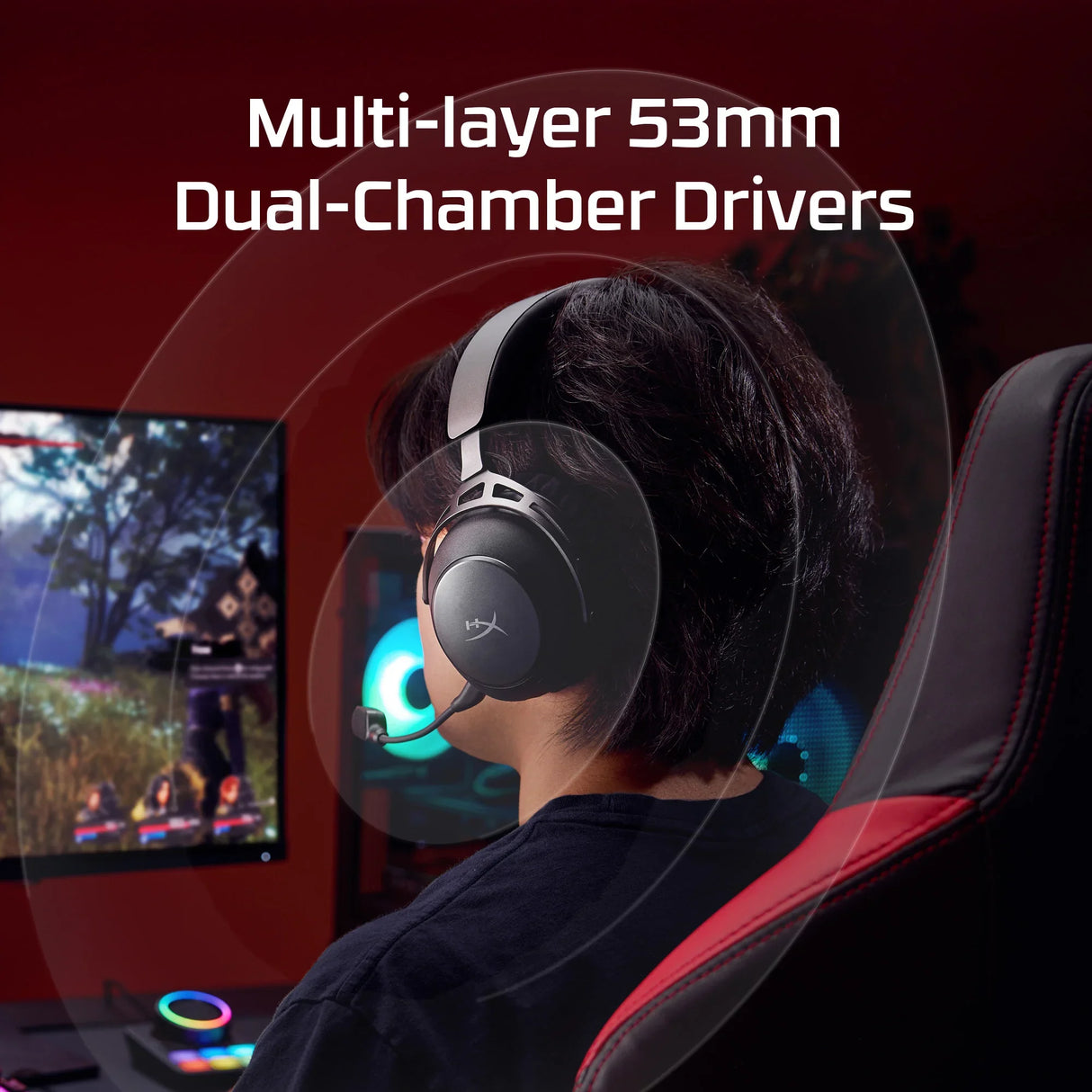 HYPERX CLOUD ALPHA 2 – Wireless / Gaming – Over-Ear Headset