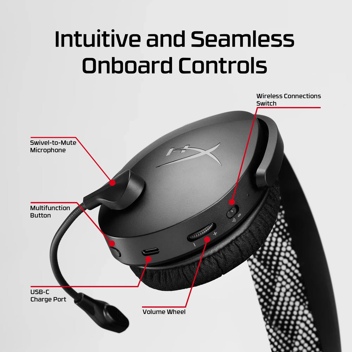 HP CLOUD JET – Wireless / Gaming – Over-Ear Headset