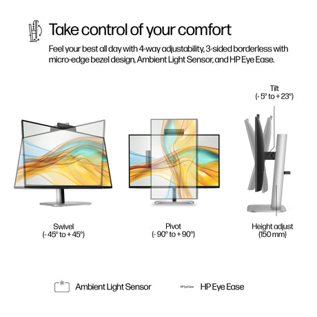 HP Series 5 Pro FHD Conferencing - 524pm Monitor (23.8")