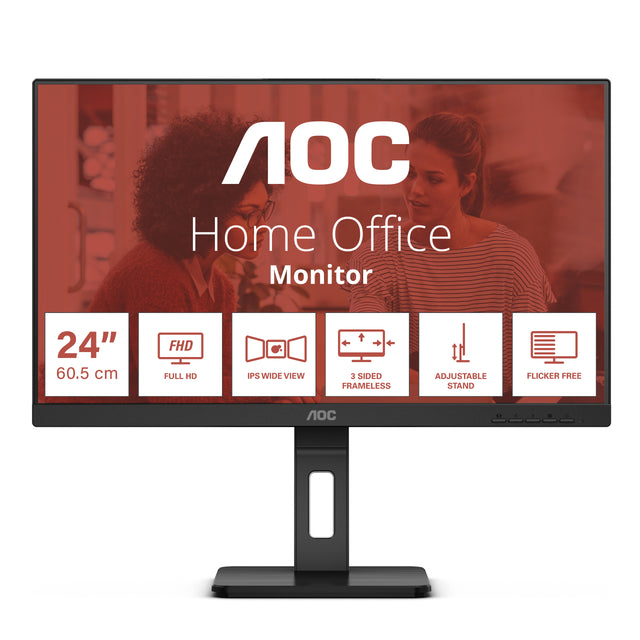 AOC 24E3QAF Monitor – 23.8" / Full HD / IPS / 100Hz – Business Monitor