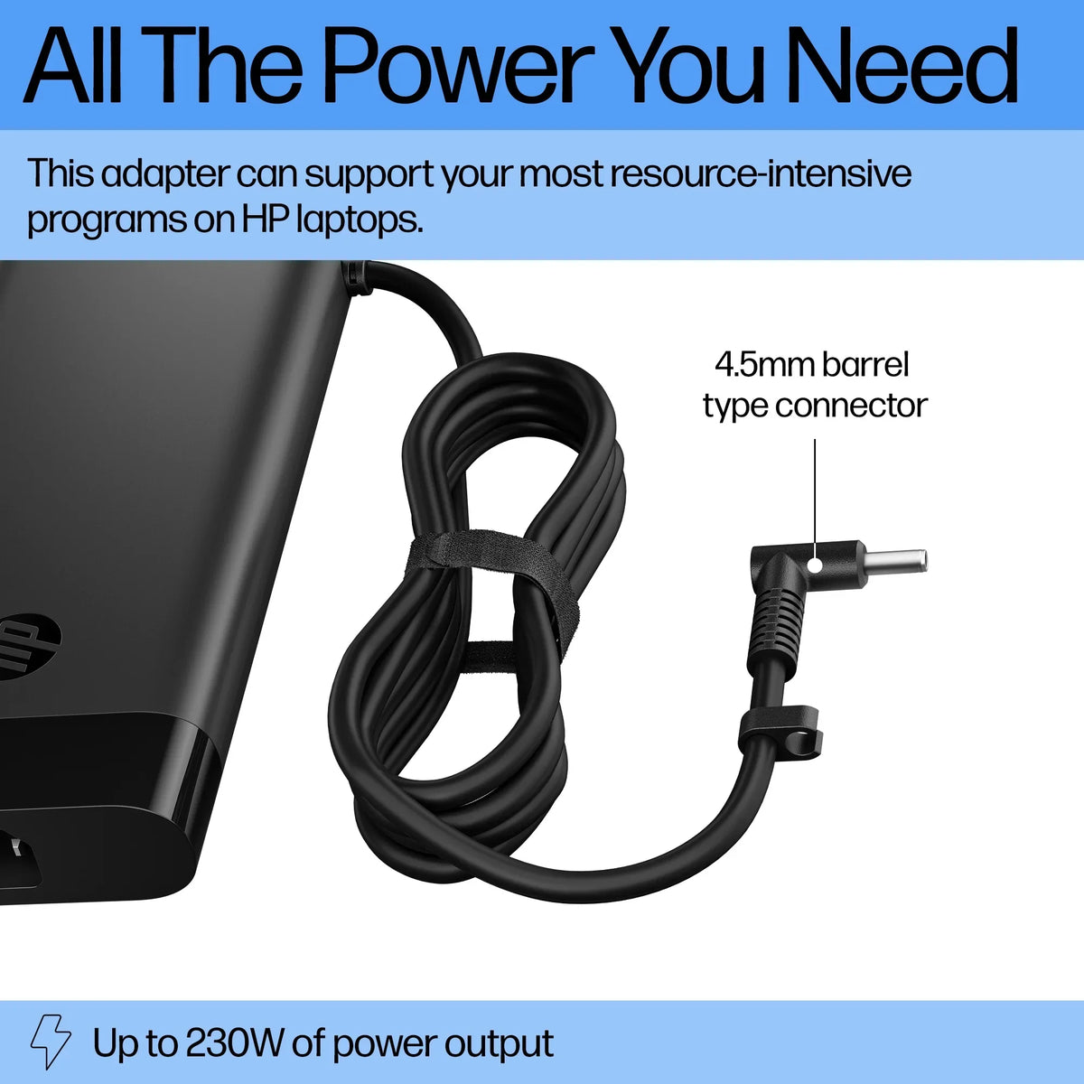 HP AQ9X8AA – 230W / 1-Port / PD – Laptop Charger
