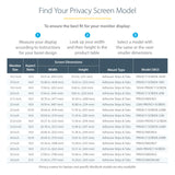 STARTECH Monitor Privacy Screen for 32" PC Display - Computer Screen Security Filter - Blue Light Reducing Screen Protector Film - 16:9 Widescreen - Matte|Glossy - +|-30 Degree (PRIVSCNMON32) (PRIVSCNMON32)