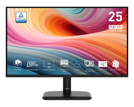 MSI MP251L E2 Monitor – 24.5" / Full HD / IPS / 120Hz – Business Monitor