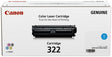 CANON 322 Cyan toner cartridge for LASERSHOT LBP9100Cdn (CART322C)