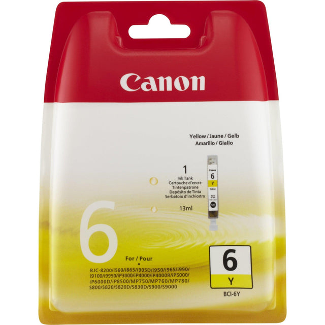 Canon BCI-6Y Yellow Ink Cartridge