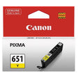 CANON CLI651XL INK CARTRIDGE HIGH YIELD YELLOW