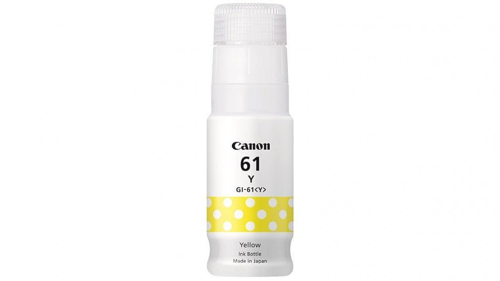 Canon GI61Y YELLOW INK BOTTLE FOR G3620 G3625 G3660 - 7.7K PAGE YIELD