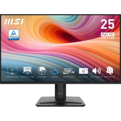 MSI PRO MP251 E2 Monitor – 24.5" / Full HD / IPS / 120Hz – Business Monitor
