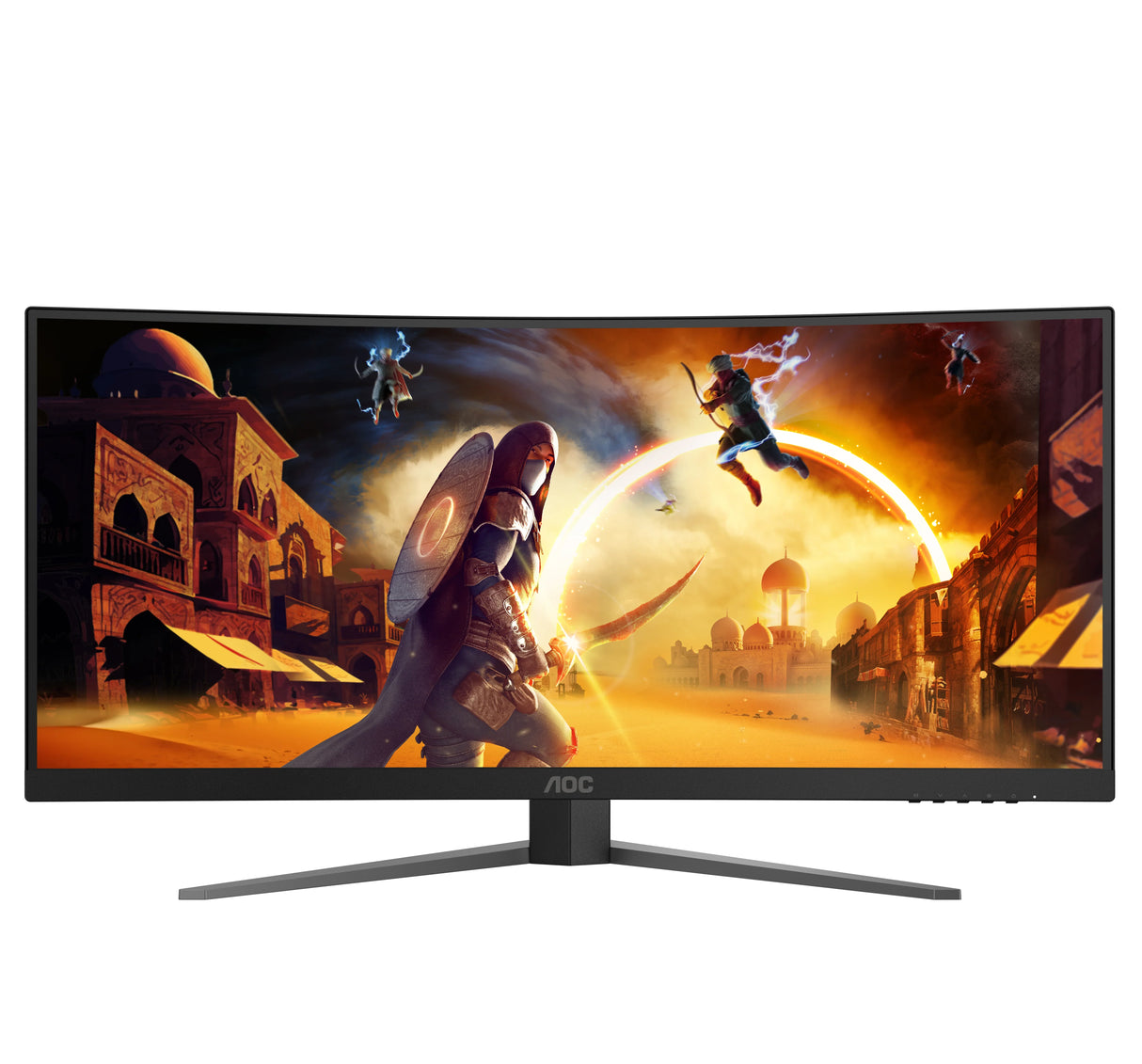 AOC CU34G4 Monitor – 34" / QHD / VA / 180Hz – Gaming Monitor
