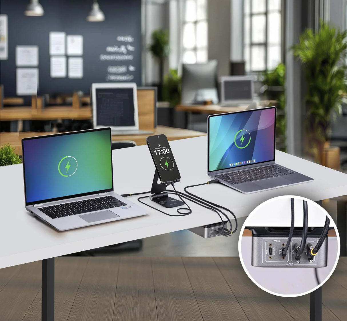 STARTECH.COM 424DAU-USB-C-CHARGER – 240W / 4-Port / GaN – USB-C Charger
