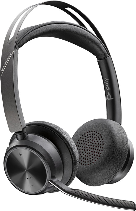 POLY Voyager Focus 2 USB-A with Charge Stand Headset