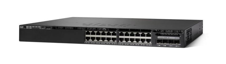 Cisco Catalyst WS-C3650-24TS-L network switch Managed L3 Gigabit Ethernet (10/100/1000) 1U Black