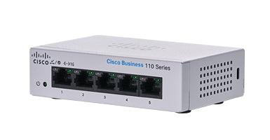 Cisco CBS110-5T-D Unmanaged Gigabit Ethernet (10/100/1000) Grey