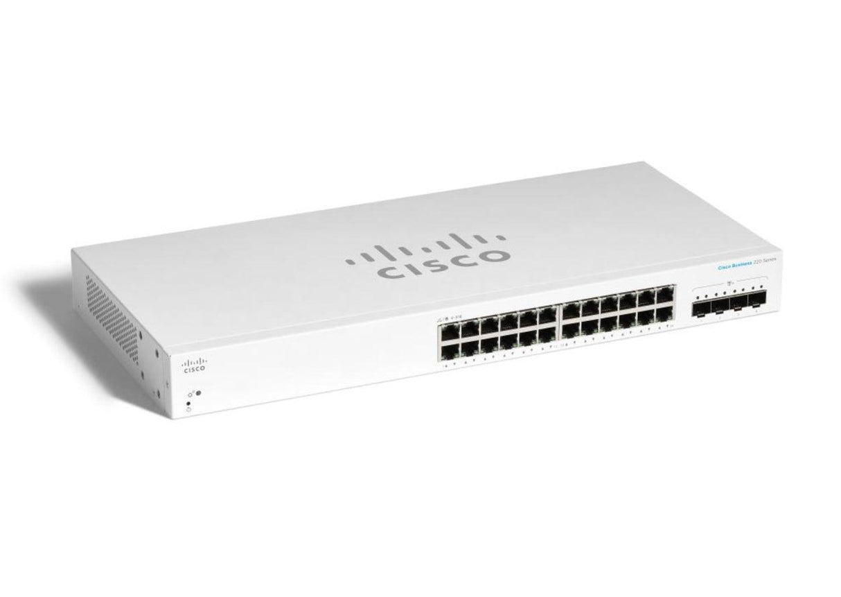 Cisco CBS220-24T-4X Managed L2 Gigabit Ethernet (10/100/1000) White