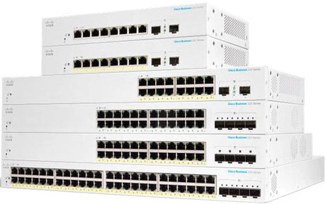 Cisco CBS220-48FP-4X-AU network switch Managed L2 Gigabit Ethernet (10/100/1000) Power over Ethernet (PoE) White