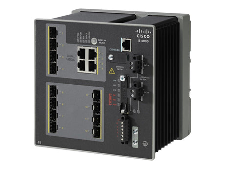 Cisco IE 4000 8 X SFP 1G Managed Gigabit Ethernet (10/100/1000) Power over Ethernet (PoE) Black